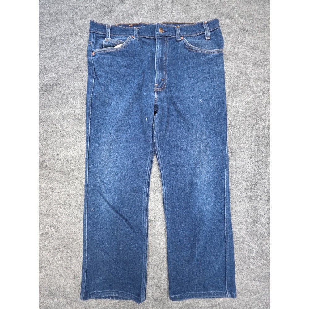 Vintage Levi's 517 Jeans Men's 36 x 30 (FITS 34 x 25) Blue Cotton Blend 80's USA
